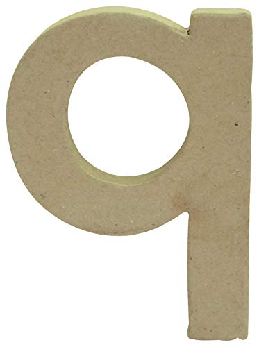 Décopatch AC829C - Kleiner Buchstabe aus Pappmaché, m 1,5x9,5x8,5cm, perfekte Deko für das Zuhause, 1 Stück von Décopatch