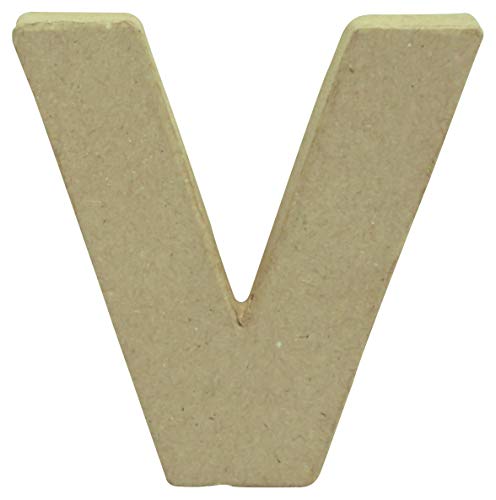 Décopatch AC834C - Kleiner Buchstabe aus Pappmaché, v 1,5x8,5x8,5cm, perfekte Deko für das Zuhause, 1 Stück Décopatch AC834C - Kleiner Buchstabe aus Pappmaché, v 1,5x8,5x8,5cm, perfekte Deko für das Zuhause, 1 Stück von Decopatch