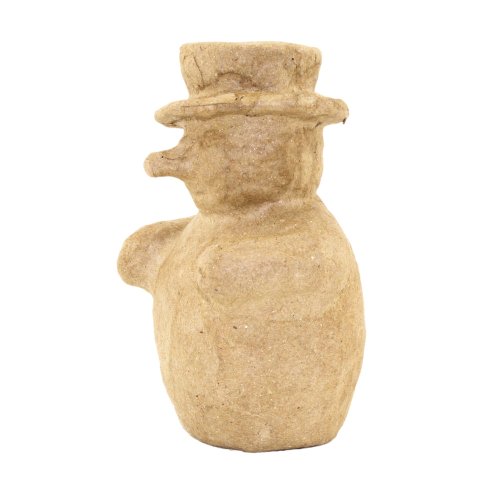 Décopatch AP104O Träger XS aus Pappmaché, mini Schneemann, 6 x 6 x 11 cm, zum Verzieren Décopatch AP104O Träger XS aus Pappmaché, mini Schneemann, 6 x 6 x 11 cm, zum Verzieren von Decopatch