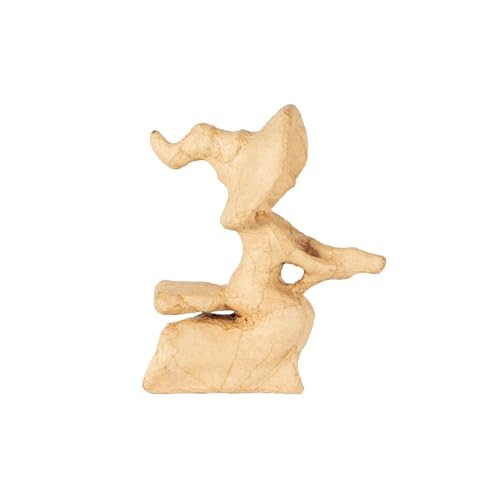 Décopatch AP201Cpack - Packung 5 Träger zum Verzieren, aus Pappmaché, Hexe auf einem Besen, 10x5x12 cm, Kraftbraun, 1 Pack Décopatch AP201Cpack - Packung 5 Träger zum Verzieren, aus Pappmaché, Hexe auf einem Besen, 10x5x12 cm, Kraftbraun, 1 Pack von décopatch