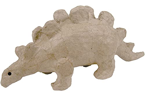 Décopatch AP596O Träger XS aus Pappmaché, mini Dino Stegosaurus, 18 x 6 x 8 cm, zum Verzieren von Decopatch