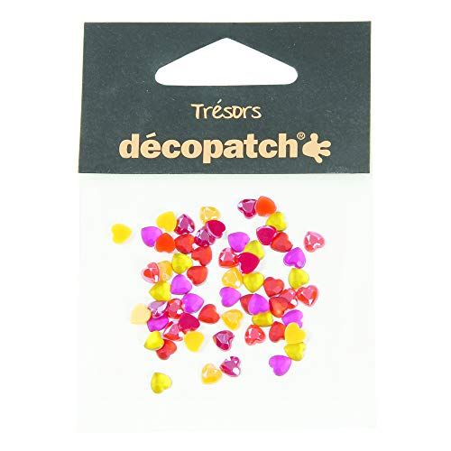 Décopatch BJ018O Packung mit 60 Schmuck (Herzform, ideal für Ihre Pappmachés und Bastelprojekte, 5mm, tolle Lichteffekte) 60 Stück gelb/orange Décopatch BJ018O Packung mit 60 Schmuck (Herzform, ideal für Ihre Pappmachés und Bastelprojekte, 5mm, tolle Lichteffekte) 60 Stück gelb/orange von Decopatch