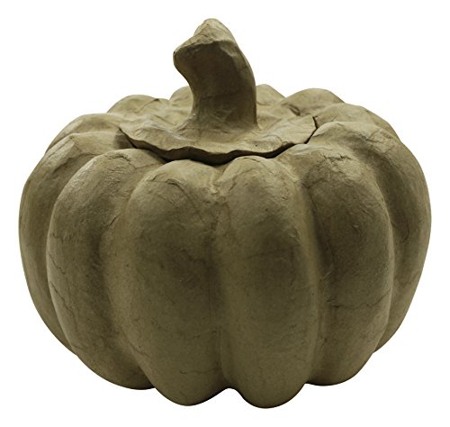 Decopatch Décopatch BT033O Box in Kürbisform aus Pappmaché, 15 x 15 x 13 cm, zum Verzieren, perfekt für Halloween, Kartonbraun Decopatch Décopatch BT033O Box in Kürbisform aus Pappmaché, 15 x 15 x 13 cm, zum Verzieren, perfekt für Halloween, Kartonbraun von Decopatch