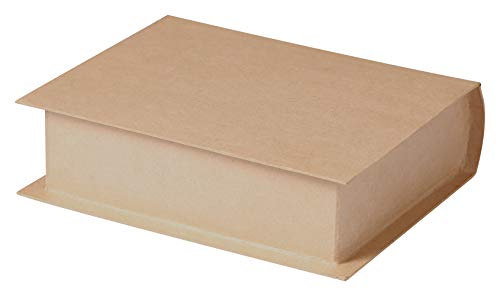Décopatch BT070C - Box aus Pappmaché, Buchform, 22,5x18x6cm, 1 Stück, Braun von Decopatch