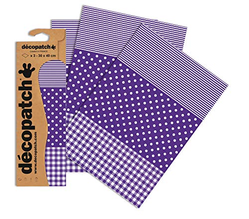 Décopatch C488O - Blisterpackung mit 3 gleichen Bögen, No. 488, 30x40cm, 1 Pack Décopatch C488O - Blisterpackung mit 3 gleichen Bögen, No. 488, 30x40cm, 1 Pack von Decopatch