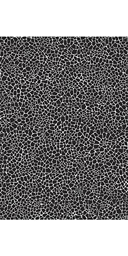 Decopatch C564O Papier, 395 x 298 mm, 3er Pack, schwarz mit giraffenmotiven von Decopatch