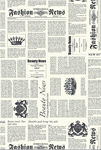 Decopatch C770O Papier, 395 x 298 mm, 3er Pack, schwarz-weiß zeitung Decopatch C770O Papier, 395 x 298 mm, 3er Pack, schwarz-weiß zeitung von Decopatch