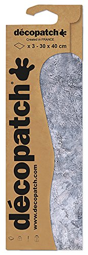 Décopatch C791C - Blisterpackung mit 3 gleichen Bögen, No. 791, 30x40cm, 1 Pack von Decopatch