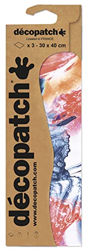 Décopatch C793C - Blisterpackung mit 3 gleichen Bögen, No. 793, 30x40cm, 1 Pack von décopatch