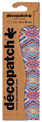 Décopatch C831C - Blisterpackung mit 3 gleichen Bögen, No. 831, 30x40cm, 1 Pack Décopatch C831C - Blisterpackung mit 3 gleichen Bögen, No. 831, 30x40cm, 1 Pack von Décopatch