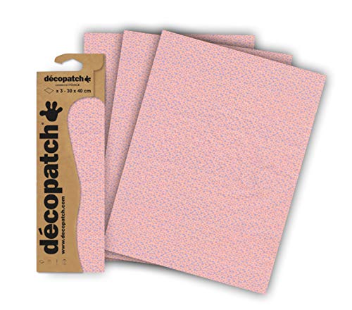 Décopatch C840C - Blisterpackung mit 3 gleichen Bögen, No. 840, 30x40cm, 1 Pack Décopatch C840C - Blisterpackung mit 3 gleichen Bögen, No. 840, 30x40cm, 1 Pack von Décopatch