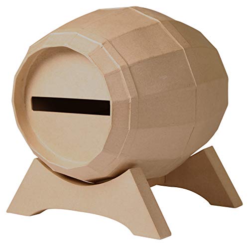 Décopatch EV020C - Urne/Briefbox aus Pappmaché, Fass 29x21cm, 1 Stück Décopatch EV020C - Urne/Briefbox aus Pappmaché, Fass 29x21cm, 1 Stück von Decopatch