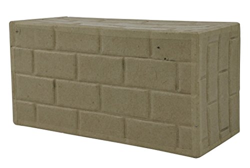 Décopatch HD032O Stein mit Struktur aus Pappmaché, 8 x 18 x 6 cm, zum Verzieren, perfekt für Ihr Wohndeko, Kartonbraun Décopatch HD032O Stein mit Struktur aus Pappmaché, 8 x 18 x 6 cm, zum Verzieren, perfekt für Ihr Wohndeko, Kartonbraun von Decopatch