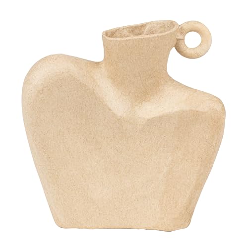 Décopatch HD096C - Damenvase Topf aus Pappmaché, zum Verzieren, wasserfest, 14x4,5x14,5cm, Kartonbraun, Frauenschulter Frauenfigur, 1 Stück Décopatch HD096C - Damenvase Topf aus Pappmaché, zum Verzieren, wasserfest, 14x4,5x14,5cm, Kartonbraun, Frauenschulter Frauenfigur, 1 Stück von décopatch