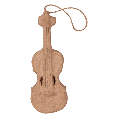 Décopatch NO043C - Figur aus Pappmaché, Cello zum Aufhängen 1,5x11cm, 1 Stück von Decopatch