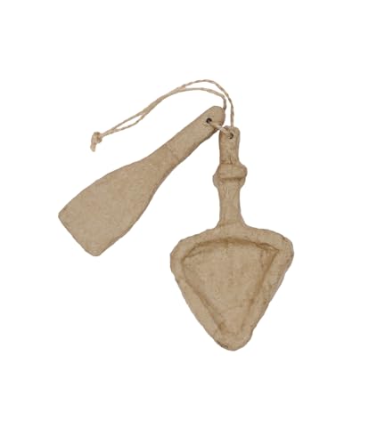 Décopatch NO056Cpack - Packung 5 Raclette-Sets mit Pfännchen 10cm und Pfannenwender 8cm aus Pappmaché, zum Verzieren, zum Aufhängen, Kraftbraun, 1 Pack Décopatch NO056Cpack - Packung 5 Raclette-Sets mit Pfännchen 10cm und Pfannenwender 8cm aus Pappmaché, zum Verzieren, zum Aufhängen, Kraftbraun, 1 Pack von décopatch