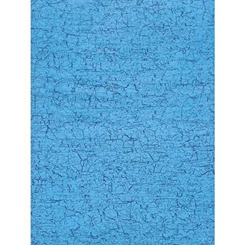 Décopatch Papier No. 302 Packung mit 20 Blätter (395 x 298 mm, ideal für Ihre Papmachés) blau craquelé von Decopatch