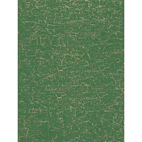 Décopatch Papier No. 445 Packung mit 20 Blätter (395 x 298 mm, ideal für Ihre Papmachés) grün, craquelé von Decopatch