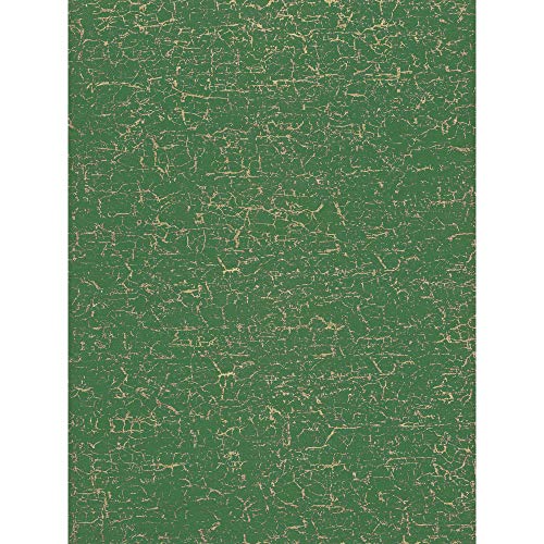 Décopatch Papier No. 445 Packung mit 20 Blätter (395 x 298 mm, ideal für Ihre Papmachés) grün, craquelé von Décopatch
