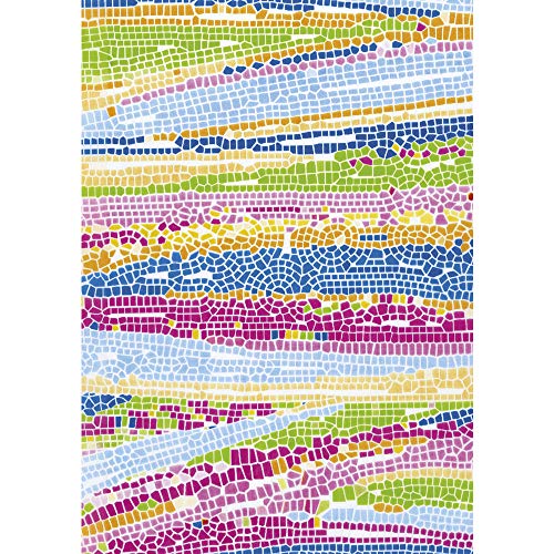 Décopatch Papier No. 506 Packung mit 20 Blätter (395 x 298 mm, ideal für Ihre Papmachés) bunt, mosaik von Decopatch