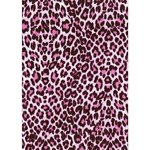 Décopatch Papier No. 527 Packung mit 20 Blätter (395 x 298 mm, ideal für Ihre Papmachés) braun rosa leopard von décopatch