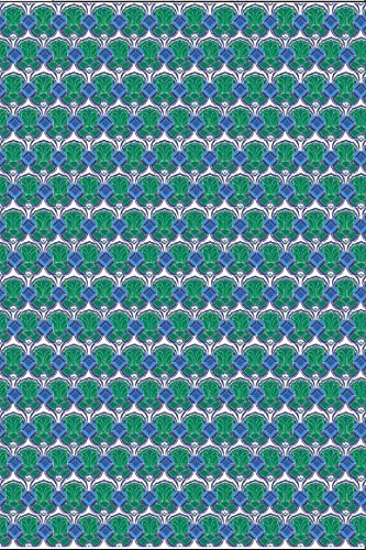 Décopatch Papier No. 769 Packung mit 20 Blätter (395 x 298 mm, ideal für Ihre Papmachés) blau grün, mosaik von Decopatch