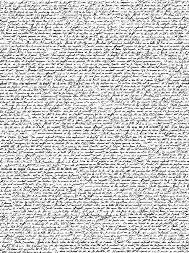 Décopatch Papier No. 771 Packung mit 20 Blätter (französisches Gedicht Baudelaire, 395 x 298 mm, ideal für Ihre Papmachés) von Décopatch
