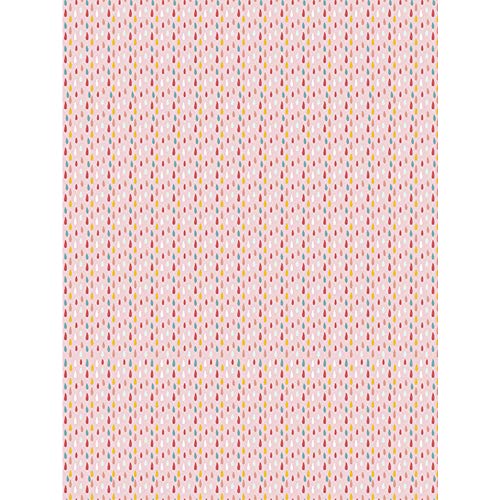 Décopatch Papier No. 784 Packung mit 20 Blätter (395 x 298 mm, ideal für Ihre Papmachés) rosa tropfen von Decopatch