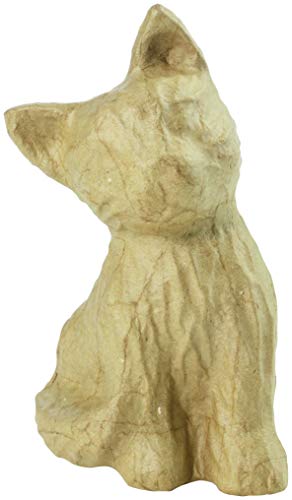 Décopatch SA176O Träger S aus Pappmaché, Babykatze, 13 x 14 x 15,5 cm, zum Verzieren, Kartonbraun Décopatch SA176O Träger S aus Pappmaché, Babykatze, 13 x 14 x 15,5 cm, zum Verzieren, Kartonbraun von Decopatch