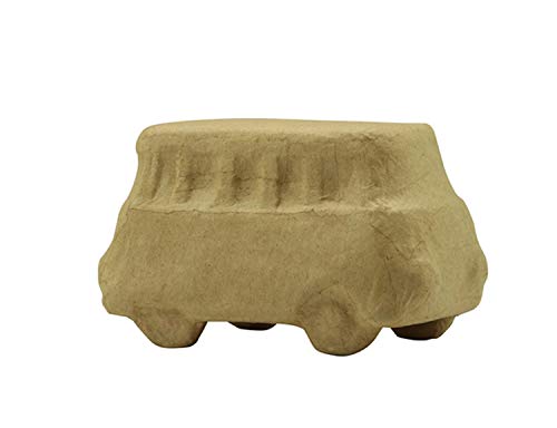 Décopatch SA209C Bus aus Pappmaché, Größe S, 16 x 8 x 9cm, zum Personalisieren, 1 Stück, Kartonbraun Décopatch SA209C Bus aus Pappmaché, Größe S, 16 x 8 x 9cm, zum Personalisieren, 1 Stück, Kartonbraun von Decopatch