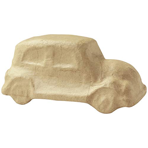 Décopatch SA210C Auto (aus Pappmaché, 14,5 x 7,2 x 7 cm, zu Personalisieren) 1 Stück natur von décopatch