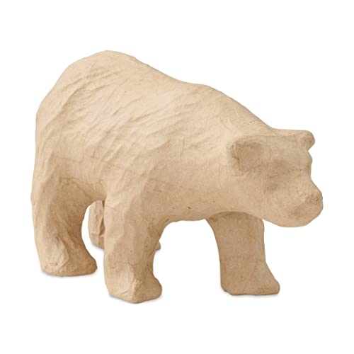 Décopatch SA220C - Figur aus Pappmaché, Eisbär 22x11,5cm, 1 Stück von Decopatch