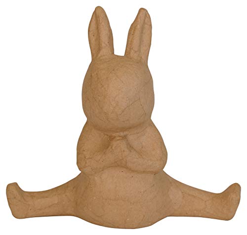Décopatch SA224C - Figur aus Pappmaché, Kaninchen Yoga, 8x18,5x17cm, 1 Stück Décopatch SA224C - Figur aus Pappmaché, Kaninchen Yoga, 8x18,5x17cm, 1 Stück von Décopatch