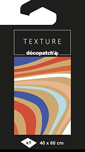 Décopatch TD867C - Packung mit 1 Blatt 40x60 cm, Nr. 867 Texture-Papier, Metallic-Effekt, praktisch und einfach zum Verwenden, ideal für Ihre Pappmachés und Bastelprojekte, 1 Pack Décopatch TD867C - Packung mit 1 Blatt 40x60 cm, Nr. 867 Texture-Papier, Metallic-Effekt, praktisch und einfach zum Verwenden, ideal für Ihre Pappmachés und Bastelprojekte, 1 Pack von Décopatch