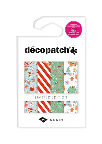 Décopatch TD937C - Assort. 4 papiers Foil Noël en cuisine von Décopatch