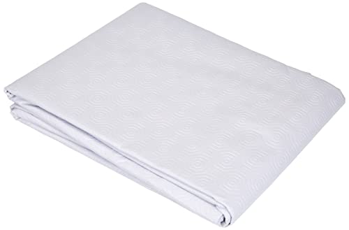 Décor Line 1710461 Sous Nappe Uni PVC Blanc 135 X 135 cm - 1710461, Unter Tischtuch, 135 cm, Protege Table Uni, Tischunterlage Unifarben, Weiss von Douceur d'Intérieur