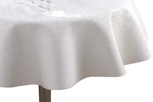 Décor Line 1710463 Sous Nappe Uni PVC Blanc 140 X 190 cm - 1710463, Unter Tischtuch, 140 X 190 cm, Protege Table Uni, Tischunterlage Unifarben, Weiss von Douceur d'Intérieur