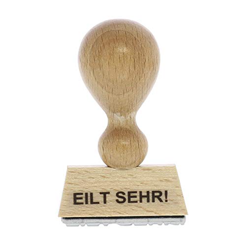 Holzstempel EILT SEHR! (40x10 mm - 1 Zeile) von Decor