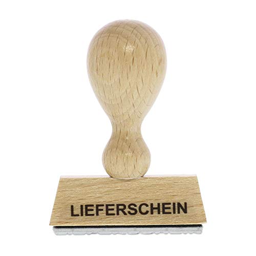 Holzstempel LIEFERSCHEIN (50x10 mm - 1 Zeile) von Decor