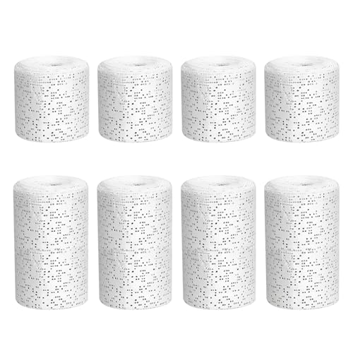 DecorDwell Gipsbinden Rollen, 8 Rollen Gips für Babybauch Gipsabdruck, Gipsbinden Set zum Basteln, 5cmx2.7m/7.5cmx2.7m, Schnelltrocknend, Heimwerken, für Textur Malerei Skulpturen Modellbau von DecorDwell
