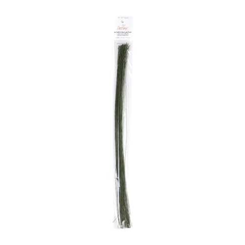 Blumendraht papierummantelt dunkelgrün 20 gauge/50 Stk. 38 cm Länge von Decora