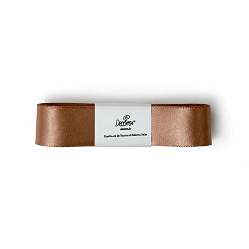 DECORA, Taubengrau Doppeltes Satinband, 25 mm x 3 m, Tessuto DECORA, Taubengrau Doppeltes Satinband, 25 mm x 3 m, Tessuto von Decora