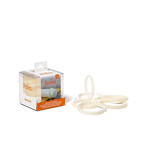 DECORA 9260275 6ER-Pack FÜHRUNGSRINGE FÜR ROLLSTÄBE GROß DECORA 9260275 6ER-Pack FÜHRUNGSRINGE FÜR ROLLSTÄBE GROß von Decora