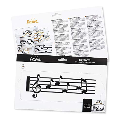 DECORA 9271013 Schablone PARTITUR 10X30CM von Decora