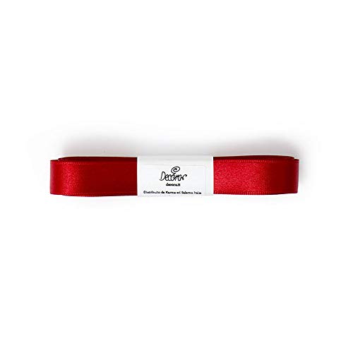 DECORA, Rot Doppeltes Satinband, 15 mm x 5 m, Tessuto DECORA, Rot Doppeltes Satinband, 15 mm x 5 m, Tessuto von Decora
