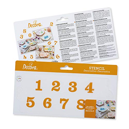Decora 9270910 Schablone Zahlen 10 X 25 cm, Plastic Decora 9270910 Schablone Zahlen 10 X 25 cm, Plastic von Decora