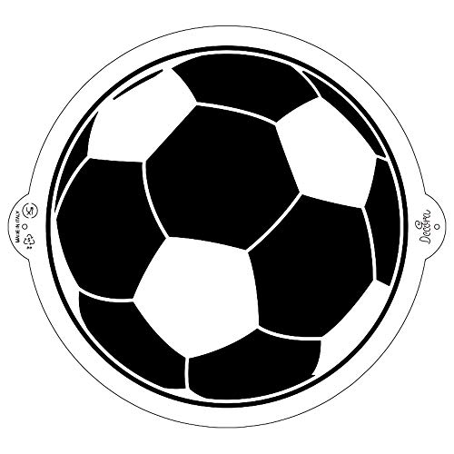 Decora 9270926 Schablone FUSSBALLKUGEL Ø 25 cm, Plastic, durchsichtig Decora 9270926 Schablone FUSSBALLKUGEL Ø 25 cm, Plastic, durchsichtig von Decora