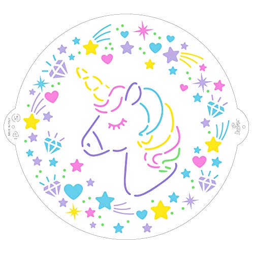 Decora 9270929 Schablone Einhorn Ø 25 cm, Plastic, durchsichtig Decora 9270929 Schablone Einhorn Ø 25 cm, Plastic, durchsichtig von Decora