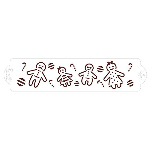 DECORA 9271027 Schablone Gingerbread Family 7X30CM von Decora