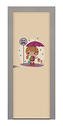 Decoralive fille-Porte Regenschirm Bild 211 x 83 cm Decoralive fille-Porte Regenschirm Bild 211 x 83 cm von Decoralive